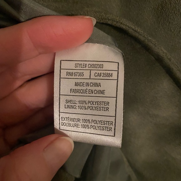 Cupcakes & Cashmere Dixie Moto Jacket (faux suede) - Picture 5 of 6